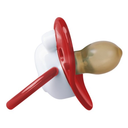 Nipple - Latex classic "Bear" dummy, from 6 months., Mix color-3