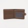 Wallet on the button, brown color