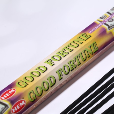 Incense hem "Good Fortune. Luck", 20 sticks in packaging, hexagon-1
