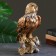 Figure "Owl on the snag" bronze, 30cm