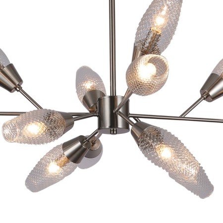Lamp on the rod 12x60W E14, size 105x105x49 cm-3