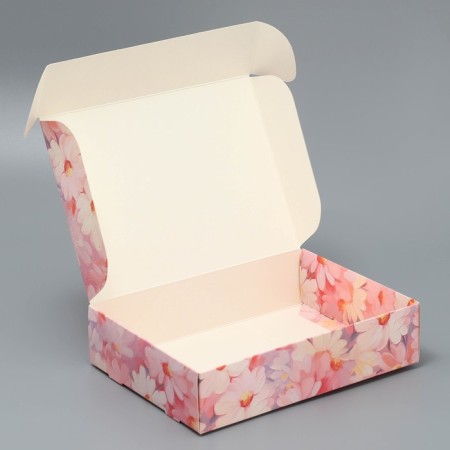 Gift folding box, packaging, "chamomile", 21 x 15 x 5 cm-2