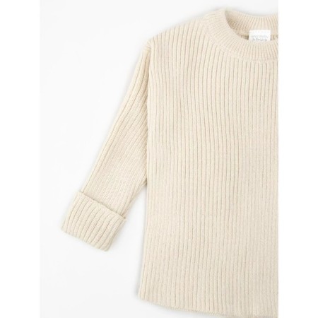 Knot -knitted suit Amarobaby Noodles, height 86 cm, milk color-13
