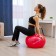 Fitball ONLYTOP, D = 55 cm, 700 g, half mastery, Mix colors