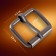 Wire buckle, 3.2 × 2.8 cm, 25 mm, 5 pcs, economy, black nickel color