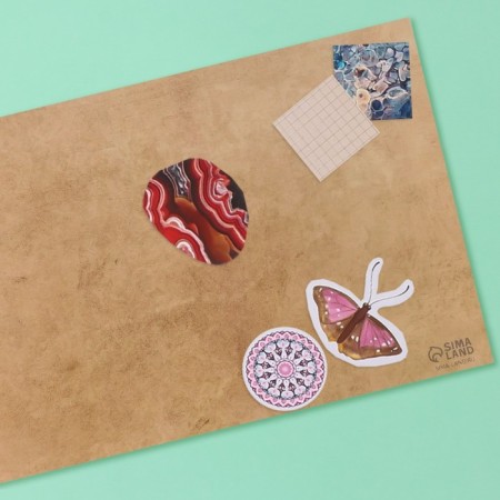 Stickers in the book "Expensive Diary. Vintage" + 3 backgrounds 20.7x14.2 cm-2