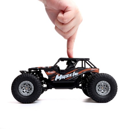 Radio -controlled jeep "Krauler", 1:20, works on the battery, color orange color-3