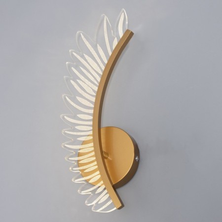 Bra "Wing" LED 12W 3000-6000k gold 40x12x10cm