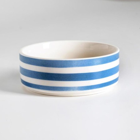 Ceramic "stripes" 200 ml, 10.5 x 4 cm, blue-3