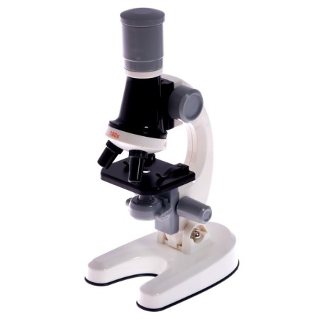 Children's microscope "Young botanist" The frequency of x100, x400, x1200, white, backlight-1