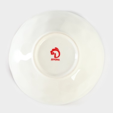Porcelain shares “Cosmos”, 370 ml, d = 13.1 cm, orange color-3