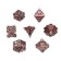 A set of cubes for D&D (Dungeons and Dragons, DND) "Game time", Series: D&D, 7 pcs, bloody