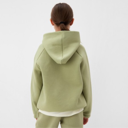 Sweatshirt (Hudy) Children's Minaku: Crush, olive color, height 116 cm-4