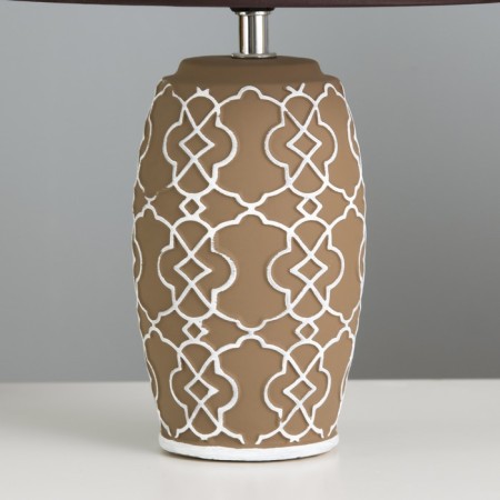 Camila table lamp E14 40W Coffee-white 22x22x35 cm Risalux-3