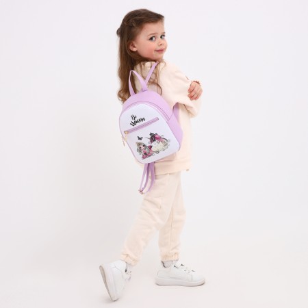 Baby backpack on lightning, lilac color-2