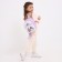 Baby backpack on lightning, lilac color