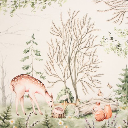 Set of table Ethel Forest fairy tale 148*112 +/- 2cm with GMVO, SALF. 40x40 cm - 4 pcs-4