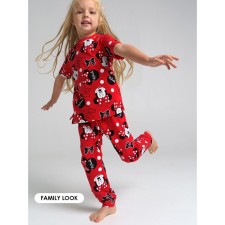 Пижама family look детская, рост 110 см