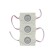 LED lighting of the salon 12 V, 1 LED, 4.8 × 3 cm, IP68, 1.5 W, white light