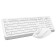 Keyboard + Mouse A4Tech FSTYLER FG1012 CLAV: White Mouse: White USB wireless Multimedia (102943