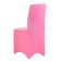 Wedding cover for chair, light pink, size 100x40cm