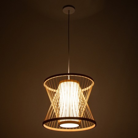 Bayerlux “Firza” lamp E27 40w beige 35x35x30-150cm-2