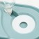 Double bowl with a carrot (removable bottle) 40.5 x 23 x 25 cm, blue