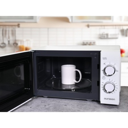 Microwave Oursson MM2009/WH, 700 W, 20 l, 5 modes, white-4
