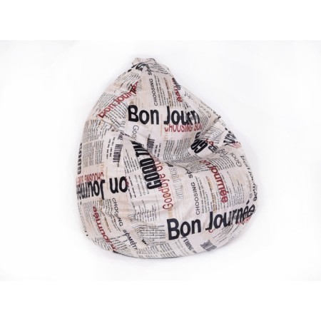 The junior chair, size 75x100 cm, velor, newspaper
