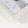 Photo frame plastic 10x15 cm "Pearls and rhinestones" straight angles 17.5x12.5 cm