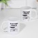 Sublimation mug "I pump my level", with application