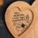 Dish "Your love in my heart", 19 x 17.5 cm