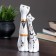 Figure "Love Cats" set 2pcs white 5x8x18cm