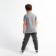 Polo T -shirt for a boy, Gray color/Print mix, height 116 cm