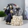 Plasmic ball "Skeleton" white-gray 21x12.5x23 cm Risalux