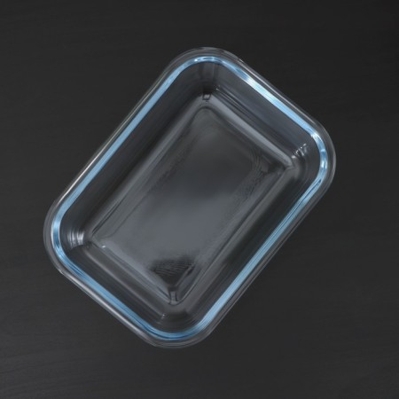 A container of heat -resistant glass with a bamboo cover Bellatenero Eco, 640 ml-4