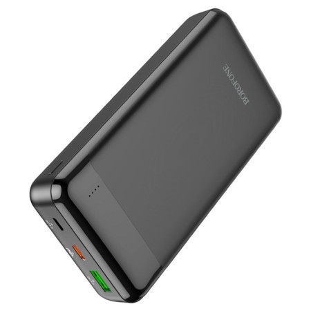 External battery Borofone BJ19A, Li-Pol, 20,000 mAh, PD20W+Qc3.0, USB/Type-C 3 A, black-2