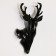 Nast-light decor "Deer" 30 x 14 cm, black