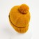 Women's hat, mustard color, size 56-58