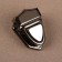 Bag -3 × 2 cm fastener, black nickel color