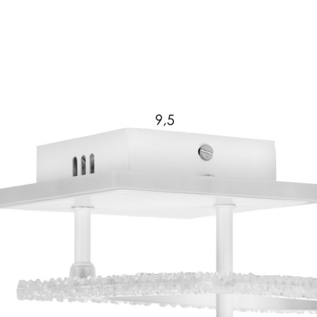 Ceiling chandelier "AMI" LED 3x32W White 34x26x12cm 3000-6500K-9