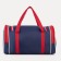 Sports bag with lightning, 3 outer pockets, long belt, red/blue color