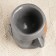 Kashpo - organizer "Higherulus Moai" 10 cm, gray, bronze