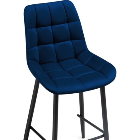 Barry Alst -Black Metal/Velur, black/blue 50x58x99 cm-4