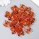 Decor for creativity plastic "Teddy bear" Red set 25 pcs 1.8x1.5x1 cm