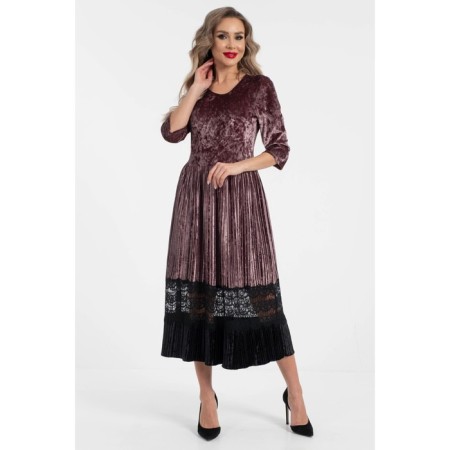Women's dress, size 42, lilac color-3
