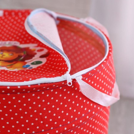 Basket for toys "Time for games!", 43x42 cm-3