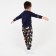 Pajama nursery, blue color, height 110 cm