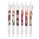 Automatic gel handle Calligrata, 0.5mm, black rod, anime housing, barcode on a piece, mix