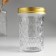 Bank for candles glass with a lid "Romb" transparent 250 ml 7x7x10.5 cm